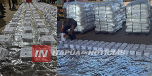 APREHENSIÓN EN VILLETA: POLICÍA INCAUTA MÁS DE MIL PAQUETES DE COCAÍNA