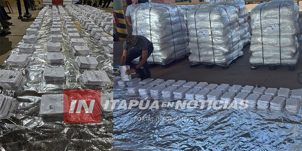 APREHENSIÓN EN VILLETA: POLICÍA INCAUTA MÁS DE MIL PAQUETES DE COCAÍNA