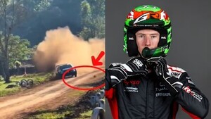 VIDEO: Gallina desafió a piloto británico en Mundial de Rally y salió ilesa