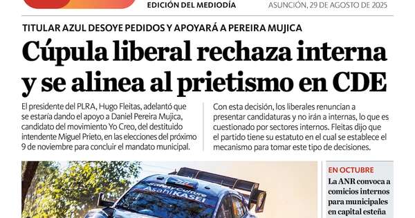 La Nación / LN PM: edición del 29 de agosto