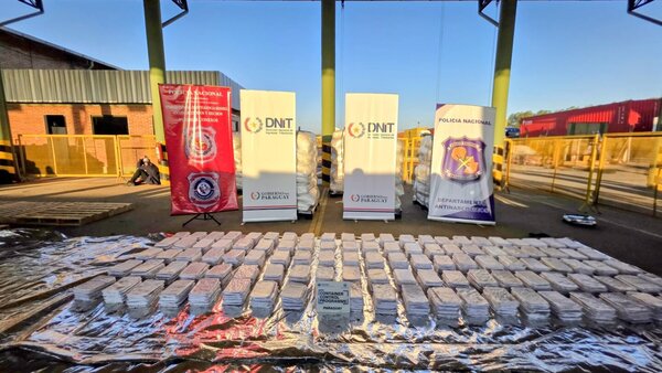 Nuevo sistema de control permitió detectar más de 500 kilos de cocaína en Villeta, según DNIT