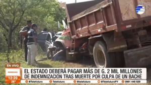 ¡Histórico! MOPC condenado a pagar G. 2.385 millones por bache mortal