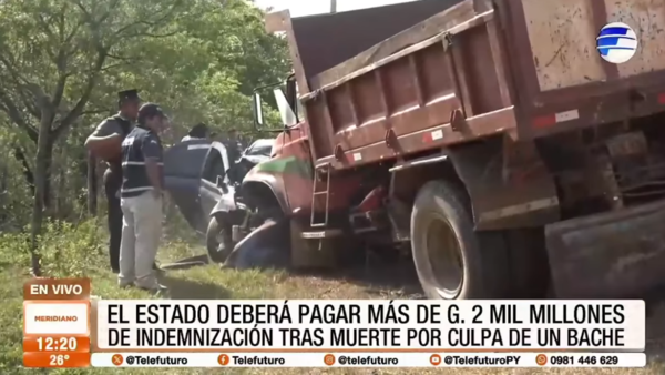 ¡Histórico! MOPC condenado a pagar G. 2.385 millones por bache mortal