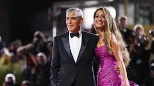 George Clooney reaparece en la alfombra roja de Venecia