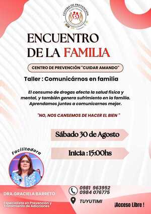 Invitan a taller de comunicación en familia