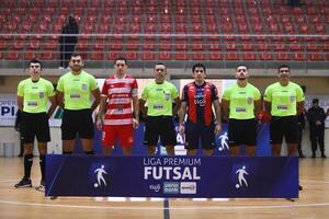 Árbitros de la final de la Liga Premium de futsal