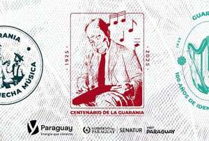 Senatur festeja con sello centenario de la guarania - Empresariales - ABC Color