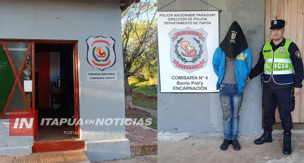 ATACÓ A UN VENDEDOR DE CHIPAS EN ENCARNACIÓN Y TERMINÓ TRAS LAS REJAS