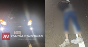 PEATÓN MURIÓ TRAS SER ATROPELLADO EN GENERAL ARTIGAS