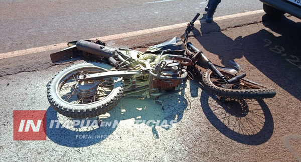 APARATOSA COLISIÓN DEJÓ UN LESIONADO EN EDELIRA 28