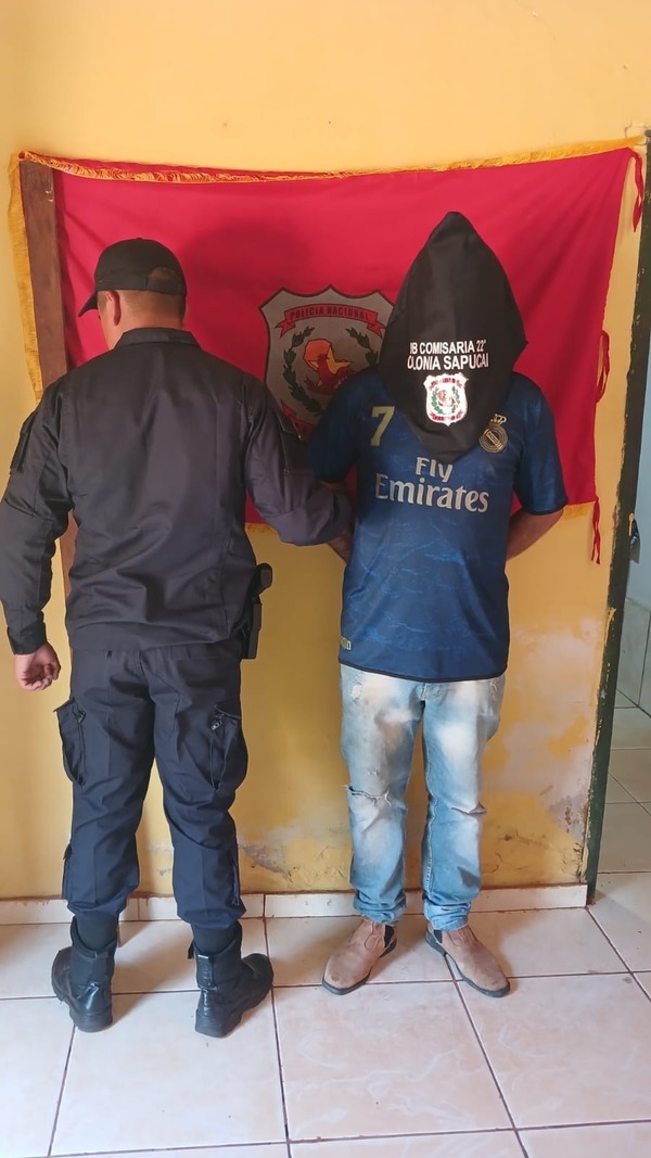 Detienen a un hombre con orden de captura en Sapucai - Concepción al Día