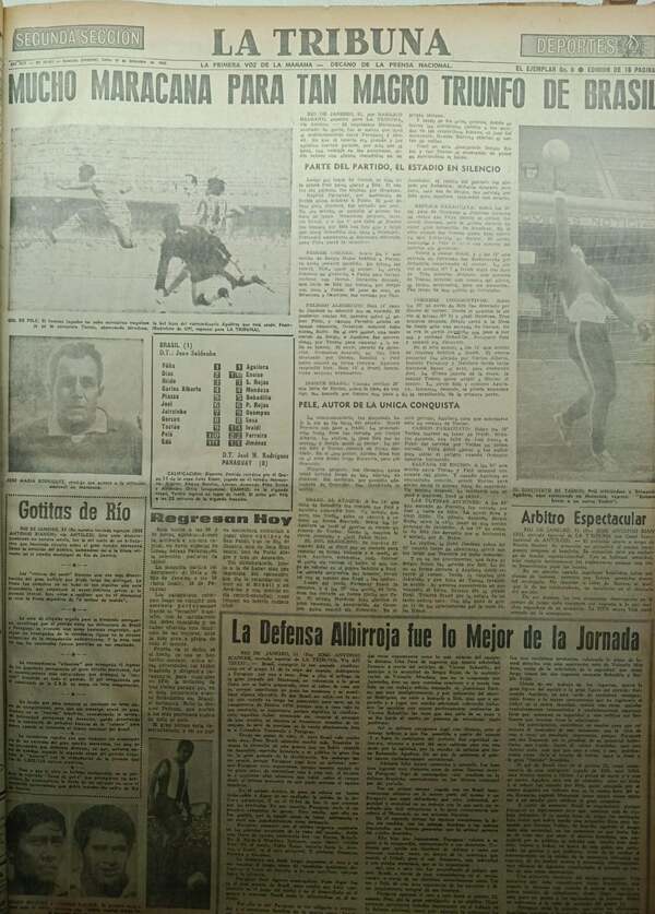 Histórico y anecdótico: El gran Brasil del 70 con Pelé, sólo le ganó por un gol a la Albirroja - La Tribuna