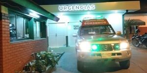  POLICÍA FUE ATROPELLADO Y SUFRIÓ LESIONES EN HOHENAU 