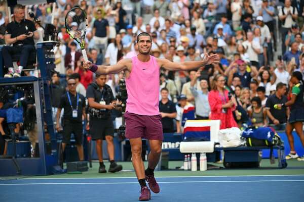 Carlitos Alcaraz elimina a Rinderknech y avanza a cuartos en Nueva York - Polideportivo - ABC Color