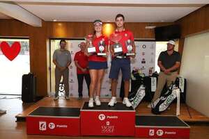 Victoria Livieres y Franco Fernández, campeones del Junior Invitational de golf - Polideportivo - ABC Color