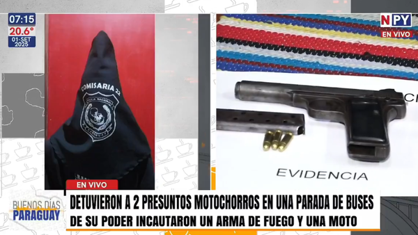 Estaban a punto de cometer un asalto, pero fueron detenidos tras una persecución