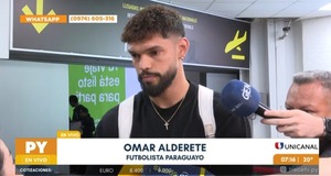 Omar Alderete: “Hay que ir con calma, será un lindo partido ante Ecuador” | Unicanal