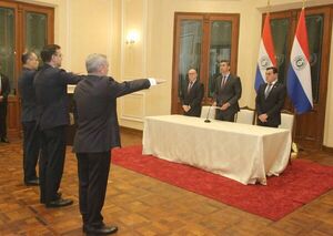 Presidente de la Corte Suprema asistió a la ceremonia de juramento de embajadores designados para Bolivia, Ecuador y Perú