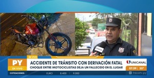Choque entre motociclistas deja una mujer fallecida en San Antonio | Unicanal