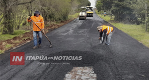 OBRAS VIALES AVANZAN EN SAN JUAN DEL PARANÁ