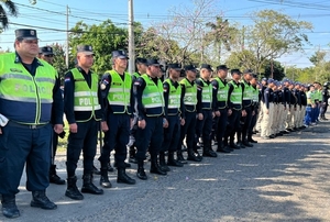 Policía de Asunción refuerza controles para el partido ante Ecuador