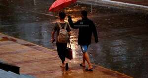 La Nación / Lluvias y tormentas persistirán en lo que resta de la jornada