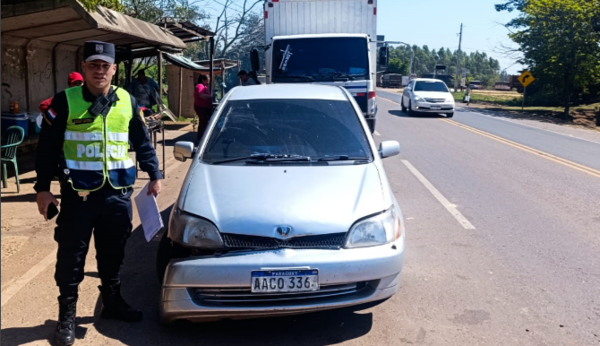 Accidentes y aprehensiones durante el fin de semana en Guairá