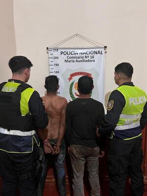 Padre e hijo quedaron aprehendidos por agarrarse a los golpes en María Auxiliadora