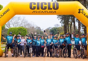 Salud y turismo: Fulgencio Yegros celebró una jornada de ciclismo