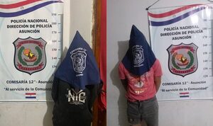 Detienen a pareja de motoasaltantes en Asunción | Unicanal
