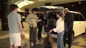 Popular / (VIDEO) Apoyo emocional: ¡Matías Galarza vino marcado por su chuli y sus Firus!
