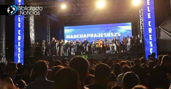 40 mil personas participaron en la Marcha para Jesús en Brasil, batiendo récord de asistencia