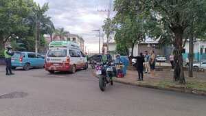 Motociclista herido en accidente de tránsito en Encarnación