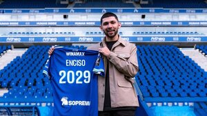 Julio Enciso es presentado en Racing de Estrasburgo