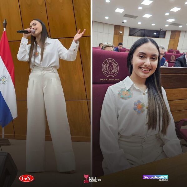 ORGULLO ITAPUENSE: SARA VENIALGO DESLUMBRÓ EN EL CONGRESO NACIONAL POR EL DÍA DE LA GUARANIA - «TVS DIGITAL»