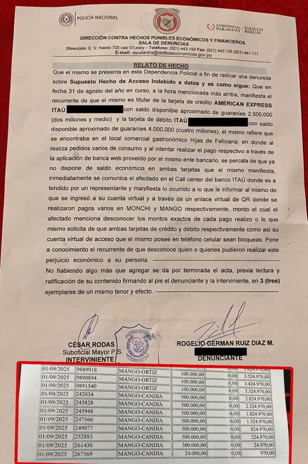 Hackean cuenta de cliente de Banco Itaú y vacían fondos con billeteras electrónicas - OviedoPress