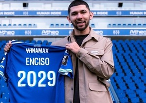 Julio Enciso fue presentado en el Racing de Estrasburgo | Unicanal
