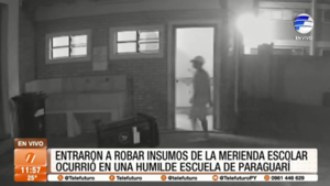 Entraron a robar insumos de la merienda escolar de una escuela en Paraguarí