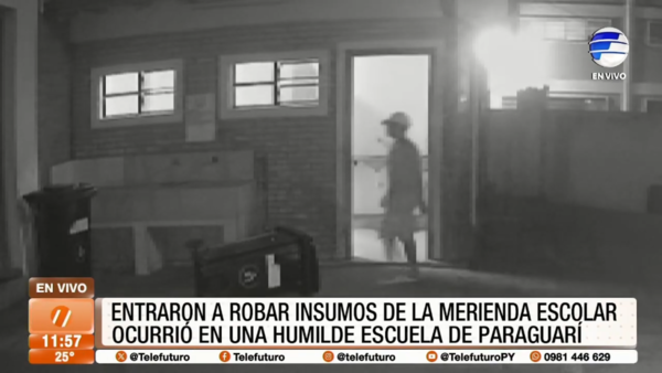 Entraron a robar insumos de la merienda escolar de una escuela en Paraguarí