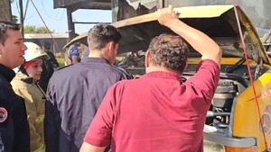 Video: Incendio de un bus causa susto a los pasajeros en Ciudad del Este