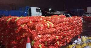 Diario HOY | En una semana incautan más de 160 toneladas de cebollas y papas de contrabando