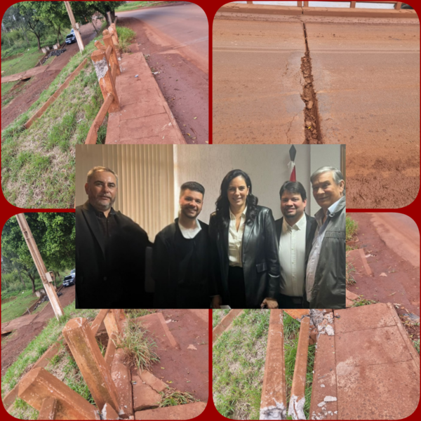 Autoridades de Presidente Franco solicitan reparación urgente del puente sobre el río Monday - Info Alto Parana