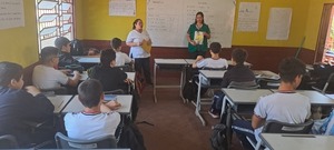 En Juan E. O’Leary, estudiantes reciben orientación nutricional y evaluación dentro del Programa Hambre Cero - ADN Digital