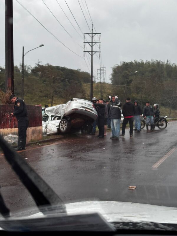 Funcionario de Itaipu fallece en accidente sobre la ruta PY07 en Hernandarias - Info Alto Parana