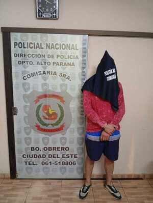 Detienen a hombre por violencia familiar y violar medida judicial en Barrio Obrero - Info Alto Parana