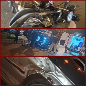 Motociclista herido tras choque en Santa Rita; conductor del automóvil quedó detenido - Info Alto Parana