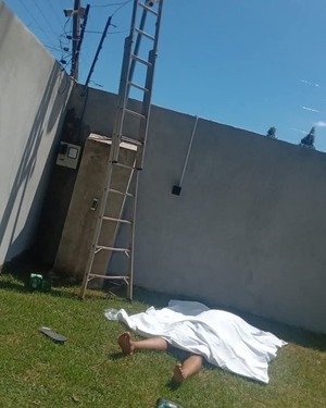 Electricista fallece al recibir una descarga eléctrica en Hernandarias - Info Alto Parana