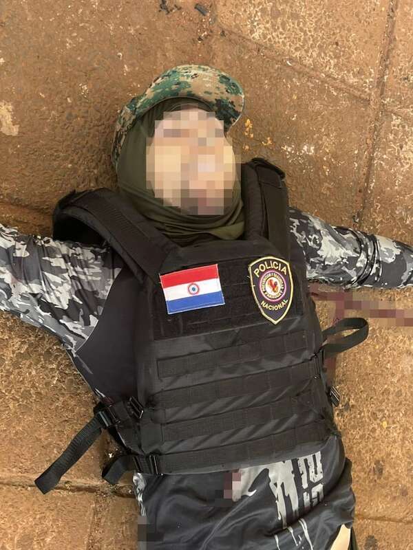 Delincuente vestido de Policía fue abatido tras asalto a cambista en CDE - Policiales - ABC Color