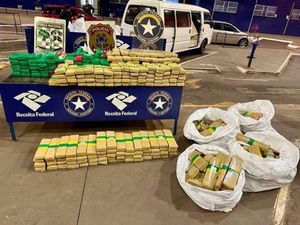Incautan casi 1.600 kilos de marihuana en dos operativos fronterizos en Brasil - ADN Digital