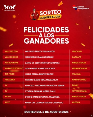 HVN Automotores premia la fidelidad de sus clientes en gran sorteo - Info Alto Parana